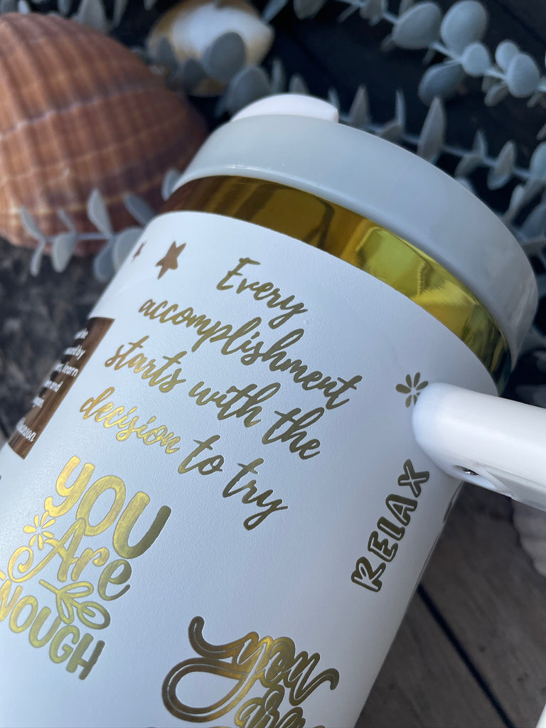 Inspirational Laser Engraved Tumbler – Gypsy Finns